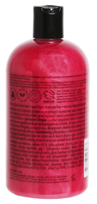 Thumbnail 2: Philosophy 16 oz Raspberry Sorbet Hydrating Shower Gel 