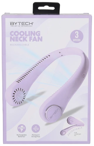Thumbnail 1: BYTECH Rechargeable 3 Speed Cooling Neck Fan  