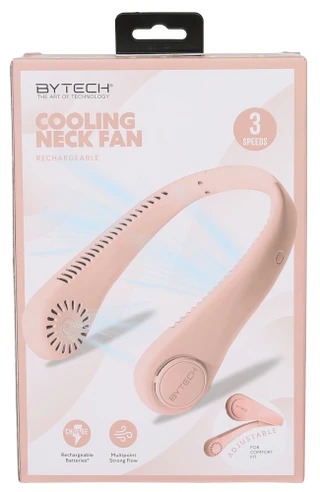 Thumbnail 1: BYTECH Rechargeable 3 Speed Cooling Neck Fan  