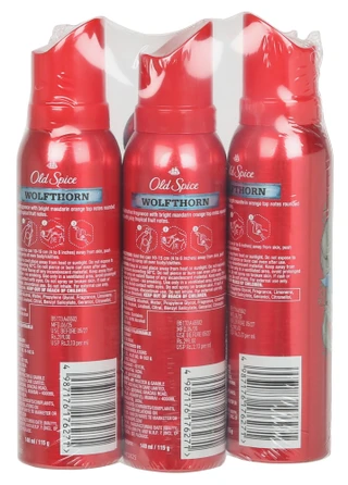 Thumbnail 2: Old Spice 3 Pk Wolfthorn Deodorant Spray  