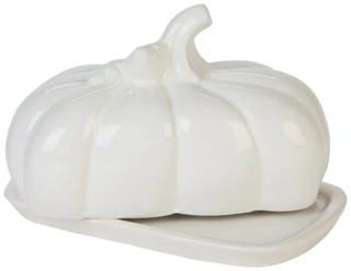 Thumbnail 2: Amici Home Caspers Pumpkin Butter Dish 