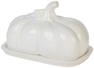 Thumbnail 1: Amici Home Caspers Pumpkin Butter Dish 