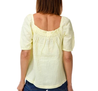 Thumbnail 2: Philosophy Women's Gauze Puff Sleeve Square Neck Top 