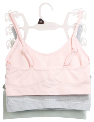 Thumbnail 2: Laura Ashley 3-Pack Seamless Swiss Dot Bralette 
