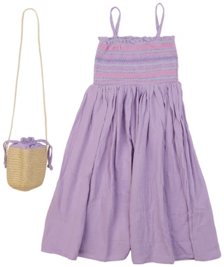Thumbnail 1: B TWEEN Big Girls Gauze Maxi Dress with Bag 
