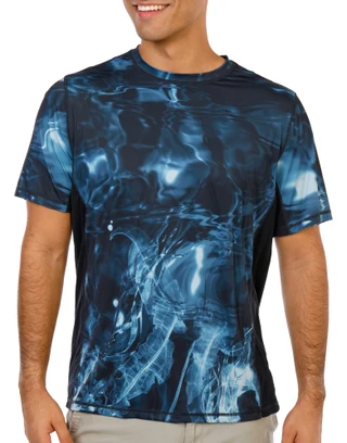 Thumbnail 2: REEL LEGENDS Men's Short Sleeve Printed Performance Shirt 