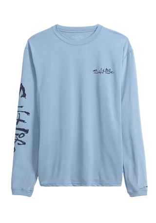 Thumbnail 2: Salt Life Youth Therapy Long Sleeve Performance Tee 