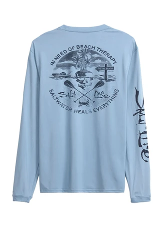Thumbnail 1: Salt Life Youth Therapy Long Sleeve Performance Tee 