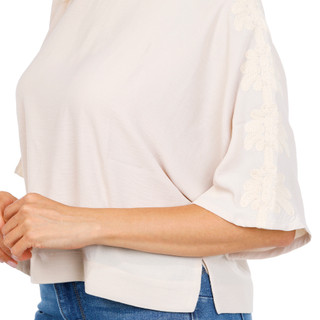 Thumbnail 2: Adrianna Papell Airflow Woven Kimono Sleeve Top 