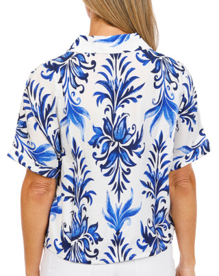 Thumbnail 2: Adrianna Papell Tie Hem Woven Shirt 
