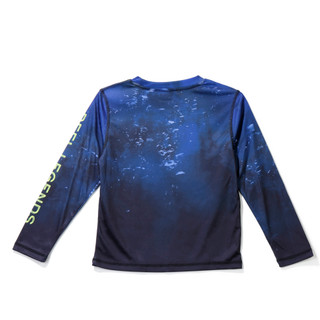 Thumbnail 2: REEL LEGENDS Little Boys Long Sleeve Printed Performance Shirt 