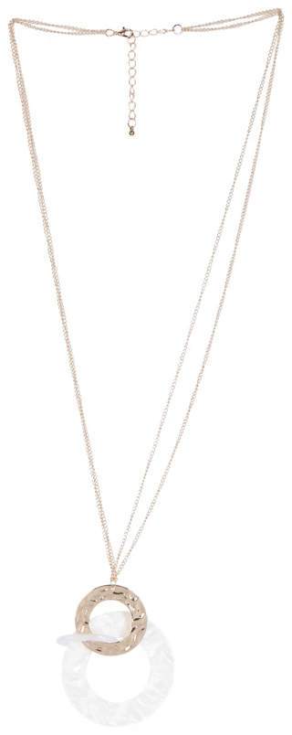 Thumbnail 1: YMI Large Circle Pendant Necklace 