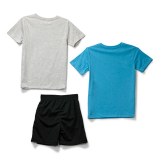 Thumbnail 2: Aeropostale Boys 3 Pc Short Sleeve Active Tees & Shorts Set 