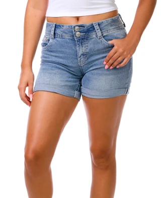 Thumbnail 2: GEMMA RAE Dream Catcher Bling Roll Cuff Shorts 