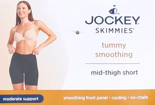 Thumbnail 2: Jockey Skimmies Women's Tummy Smoothing Mid-Thigh Shapewear Shorts 