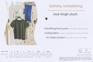 Thumbnail 3: Jockey Skimmies Women's Tummy Smoothing Mid-Thigh Shapewear Shorts 