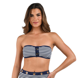 Thumbnail 5: La Blanca Sail Bandeau Bra Bikini Top 