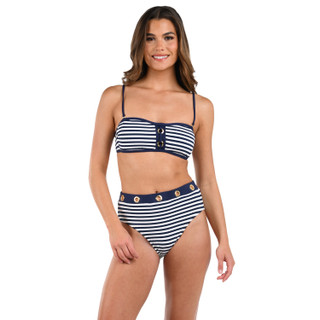 Thumbnail 4: La Blanca Set Sail High-Waist Swim Bottom 