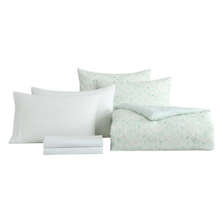 Thumbnail 12: Laura Ashley Laura Ashley Quartet Stripe Microfiber Comforter Set 