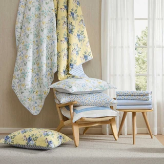 Thumbnail 20: Laura Ashley Laura Ashley Poppy Meadow Cotton Quilt Set 