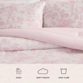Thumbnail 7: Laura Ashley Laura Ashley Natalie Cotton Comforter Set 