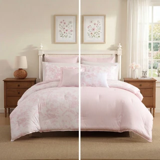 Thumbnail 12: Laura Ashley Laura Ashley Natalie Cotton Comforter Set 
