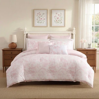 Thumbnail 2: Laura Ashley Laura Ashley Natalie Cotton Comforter Set 