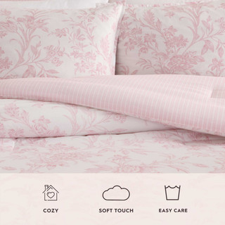 Thumbnail 19: Laura Ashley Laura Ashley Natalie Cotton Comforter Set 