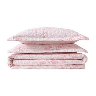 Thumbnail 19: Laura Ashley Laura Ashley Toile Delightful Cotton Quilt Set 