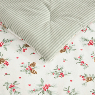 Thumbnail 9: Laura Ashley Laura Ashley Pinecone Berries Cotton Comforter Set 