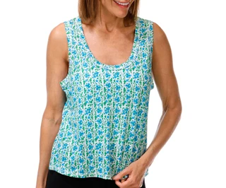 Thumbnail 1: Blue Sol Petite Luxey Print Tank Top 