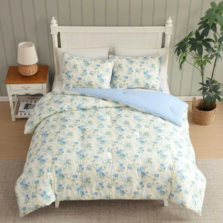 Thumbnail 18: Laura Ashley Laura Ashley Blossom Dance Cotton Comforter Set 