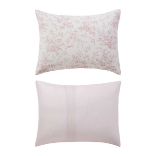Thumbnail 3: Laura Ashley Laura Ashley Garden Toile Stripe Microfiber Comforter Set 