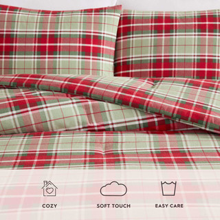 Thumbnail 7: Laura Ashley Laura Ashley Mulholland Plaid Cotton Comforter Set 