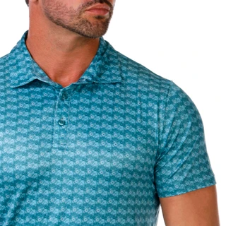 Thumbnail 2: Sperry All Over Print Poly Spandex Polo 
