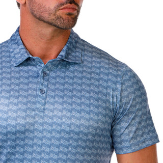 Thumbnail 2: Sperry All Over Print Poly Spandex Polo 