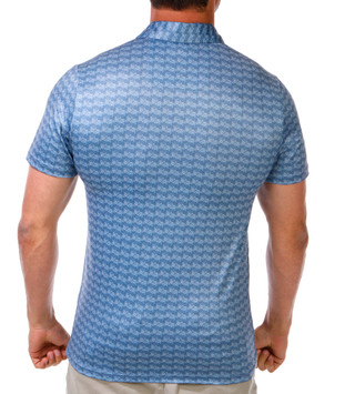 Thumbnail 3: Sperry All Over Print Poly Spandex Polo 