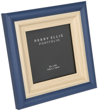 Thumbnail 1: Perry Ellis Portfolio 4x4 Wooden Boarder Picture Frame 