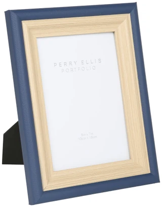 Thumbnail 1: Perry Ellis Portfolio 5x7 Wooden Boarder Picture Frame 
