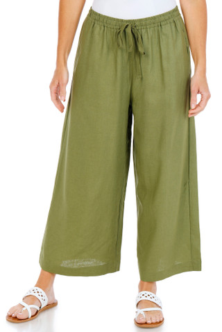 Thumbnail 1: MAX STUDIO Women's Drawstring Pull On Crop Pants 