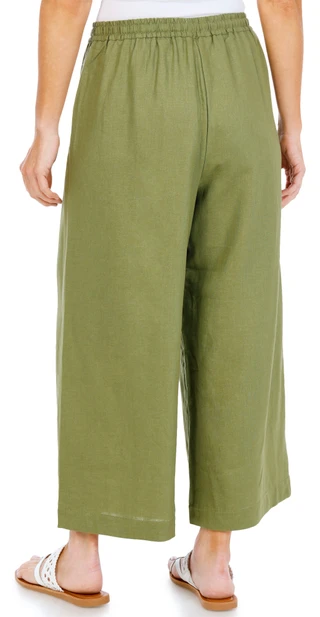 Thumbnail 3: MAX STUDIO Women's Drawstring Pull On Crop Pants 