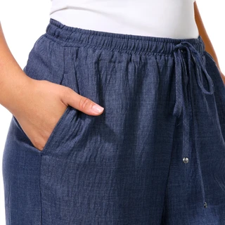 Thumbnail 3: MAX STUDIO Two-Tone Woven Drawstring Pants 