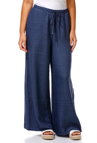 Thumbnail 1: MAX STUDIO Two-Tone Woven Drawstring Pants 