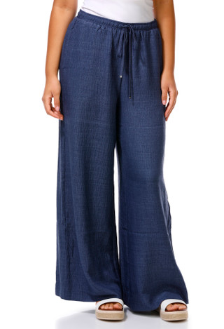 Thumbnail 1: MAX STUDIO Two-Tone Woven Drawstring Pants 