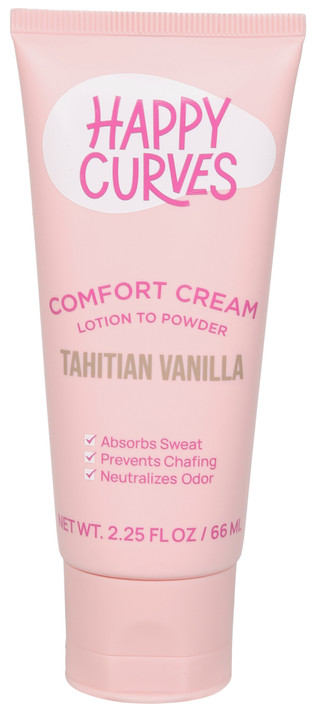 Thumbnail 1: Happy Curves 2.25 oz Tahitian Vanilla Comfort Crew Lotion to Powder  