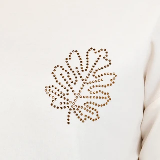Thumbnail 3: Marled Women's Harvest Rhinestone Fall Leaves Sweatshirt 