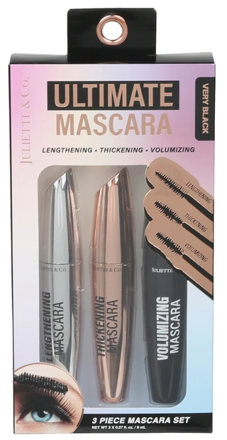 Thumbnail 1: Juliette & Co 3 Pc Ultimate Mascara Kit  