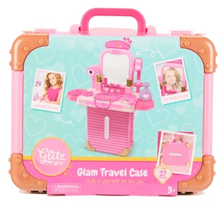 Thumbnail 1: Glitz Girlz 27 Pc Glam Travel Case Playset 