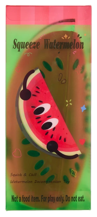Thumbnail 1: Okk Toys Squich & Chill Watermelon Decompression Toy  