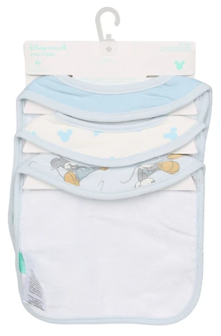 Thumbnail 2: Disney 3 Pk Mickey Mouse Bibs 